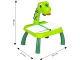 Projector dinosaur drawing board 12 markers 24 designs