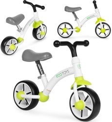 Children's cross-country bicycle EVA wheels saddle adjustment green ECOTOYS