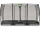 Įleidžiamas batutas EXIT Allure Classic 214x366 cm, juodas