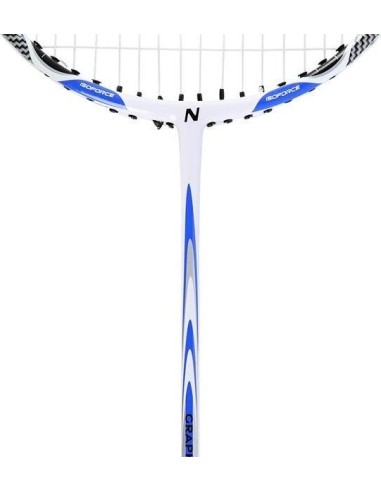 NR406 CARBON / BADMINTON ROCKET + COVER NILS