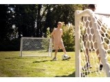 EXIT Scala aluminium football goal 120x80cm - white
