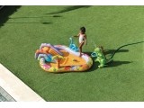 Inflatable pool for children water playground 201x157x69 cm slide fountain dinosaur INTEX 56139
