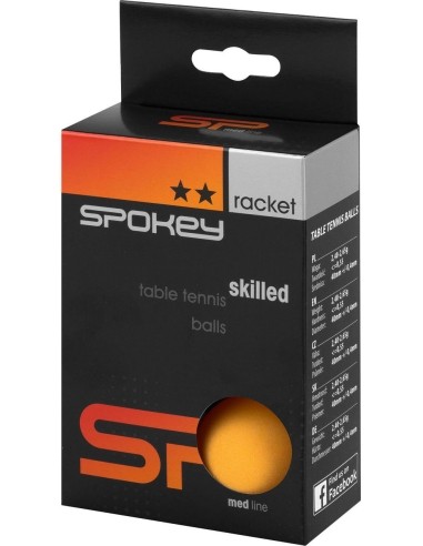 Stalo teniso kamuoliukai Spokey Skilled **, 6vnt.