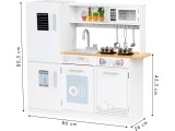Wooden Kids Kitchen with Pots Eco Toys