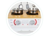 Wooden Kids Kitchen with Pots Eco Toys
