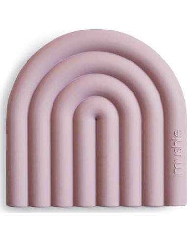 Silikoninis kramtukas Mushie Rainbow Mauve