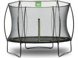 EXIT Silhouette trampoline ø244cm - black Outdoor Round Coil spring Above ground trampoline