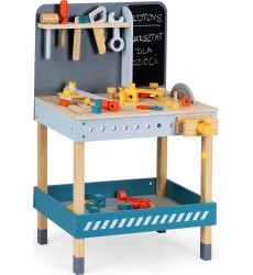 Medinės dirbtuvės su įrankiais - 47 el. Ecotoys
