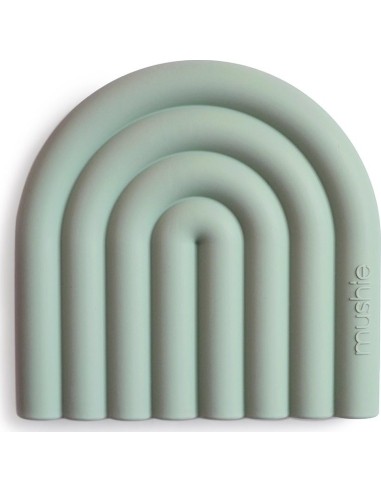 Silikoninis kramtukas Mushie Rainbow Cambridge Blue
