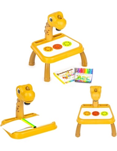 Projector dinosaur drawing board 12 markers 24 designs