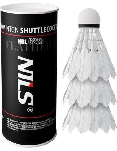 NBL6223 SHUTTLECOCKS FEATHERS LED 3 PCS. NILS