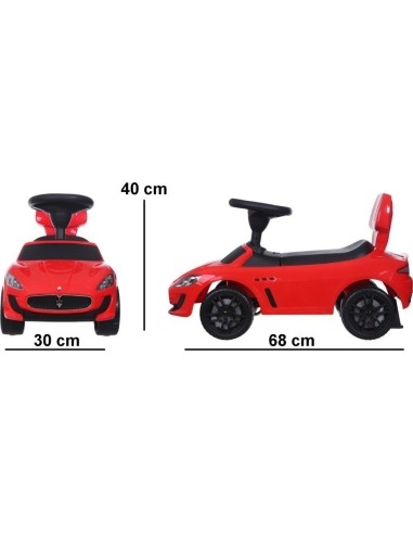 Paspiriamoji Mašina Ecotoys Maserati - Raudona