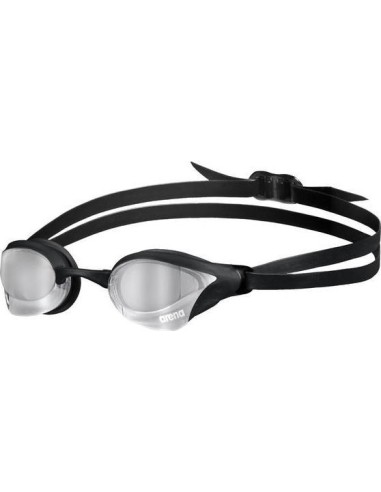 Mirror Swimming Goggles Arena Cobra Core Swipe, Silver-Black