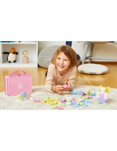 Constructor Plus Plus Pastel Luggage, 70pcs.