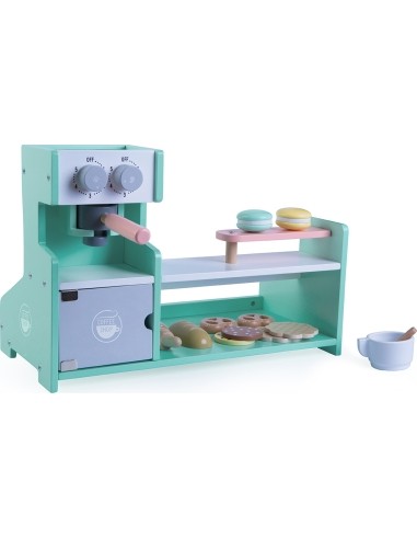 Wooden kitchen, cafe shop, bakery shop ECOTOYS