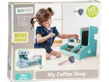Wooden kitchen, cafe shop, bakery shop ECOTOYS
