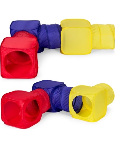 Tents for children self-folding playground 6 elements tunnels cubes IPLAY
