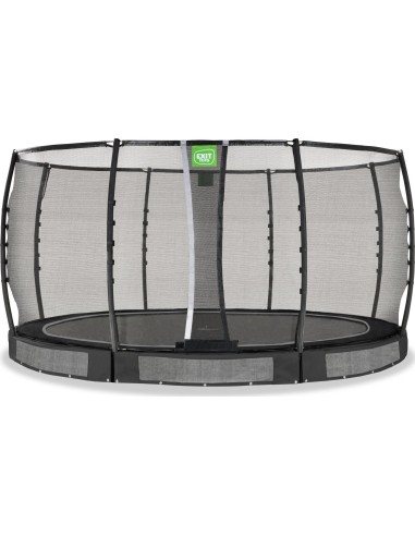 Įleidžiamas batutas EXIT Allure Premium ø427 cm, juodas