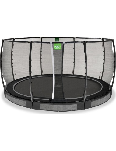 Įleidžiamas batutas EXIT Allure Premium ø427 cm, juodas