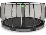 Įleidžiamas batutas EXIT Allure Premium ø427 cm, juodas