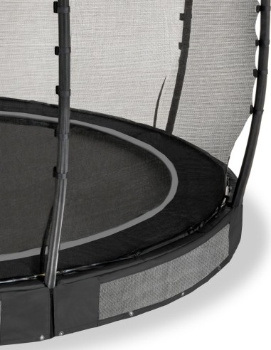 EXIT Allure Premium ground trampoline ø427cm - black
