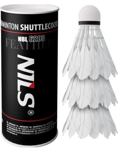 NBL6203 SHUTTLECOCKS FEATHERS 3 PCS. NILS