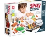 Mini grill ECOTOYS with kitchen accessories for children