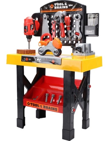Large DIY workshop "Tool & Brains" 39 pieces