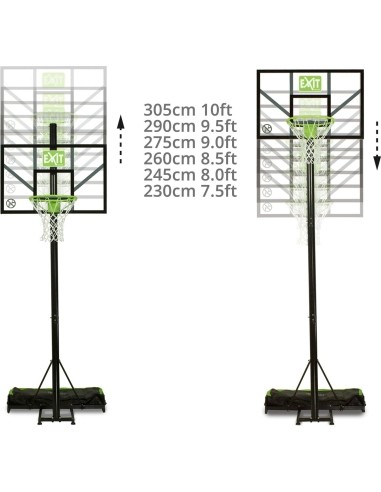 EXIT Comet Portable Basket Rectangular Polycarbonate (PC)