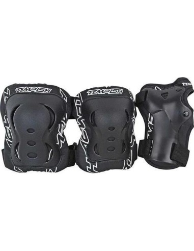 Tempish FID 3 set of protectors knees elbows wrists Black Size S