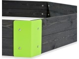 Aksent wooden sandpits hexagon 160x140cm