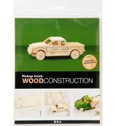 3D Construction figure, PICK-UP TRUCK