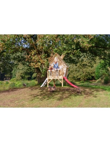 EXIT Fantasia 300 wooden playhouse - green