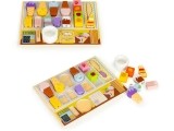Wooden board ice cream maker set for kids