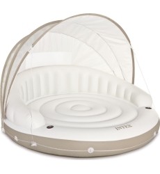 Inflatable island with canopy inflatable mattress 199x150cm INTEX 58292
