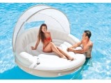 Inflatable island with canopy inflatable mattress 199x150cm INTEX 58292