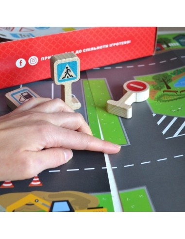 Igroteco Game road signs, 18 pcs.