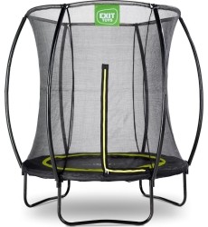 EXIT Silhouette trampoline ø183cm - black Outdoor Round Coil spring Above ground trampoline