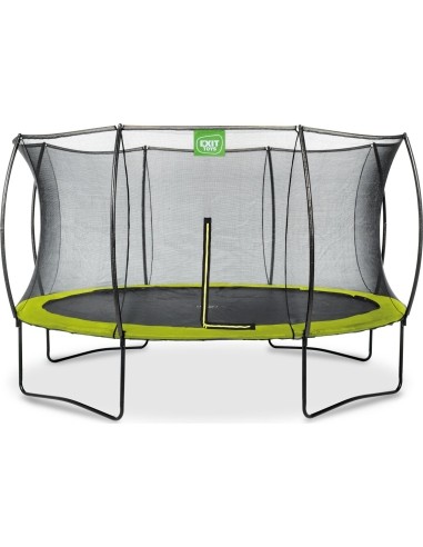 EXIT Silhouette trampoline ø366cm - green Outdoor Round Coil spring Above ground trampoline