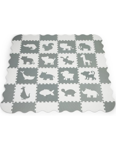 Educational Foam Mat Puzzle Ecotoys, 36 pieces