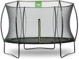 EXIT Silhouette trampoline ø305cm - black Outdoor Round Coil spring Above ground trampoline