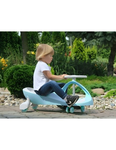 Gravity ride vehicle for kids LED wheels pink ECOTOYS