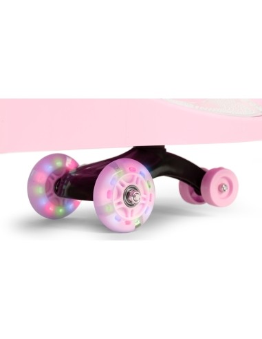 Gravity ride vehicle for kids LED wheels pink ECOTOYS