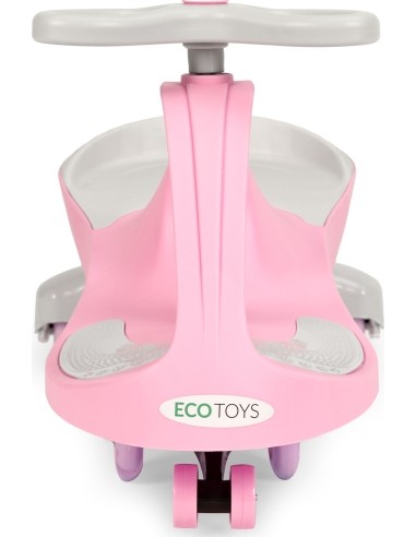 Gravity ride vehicle for kids LED wheels pink ECOTOYS