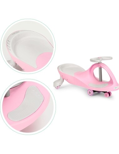 Gravity ride vehicle for kids LED wheels pink ECOTOYS