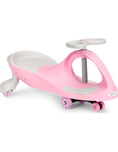 Gravity ride vehicle for kids LED wheels pink ECOTOYS