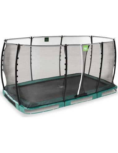 EXIT Allure Classic įleidžiamas batutas 244x427 cm, žalias