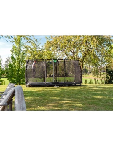 EXIT Allure Classic įleidžiamas batutas 244x427 cm, žalias