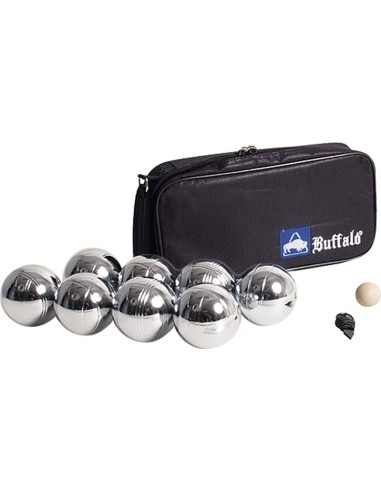 Petanque Set Buffalo, 8 metal balls