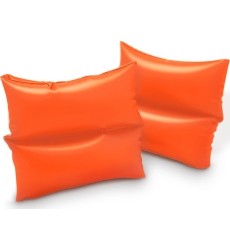 Bright inflatable sleeves for learning to swim swimmers